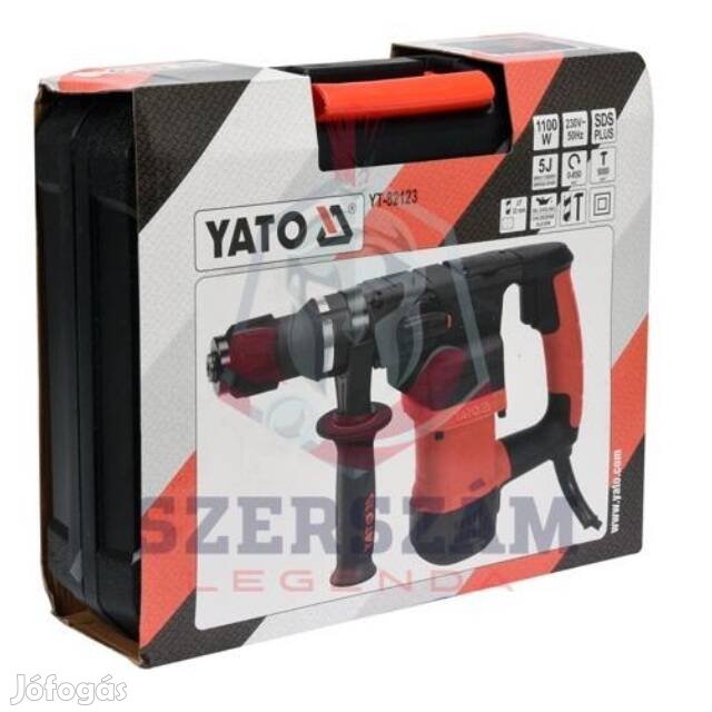 Yato Fúrókalapács 1100W SDS-Plus, 5 Joule + koffer Yt-82123