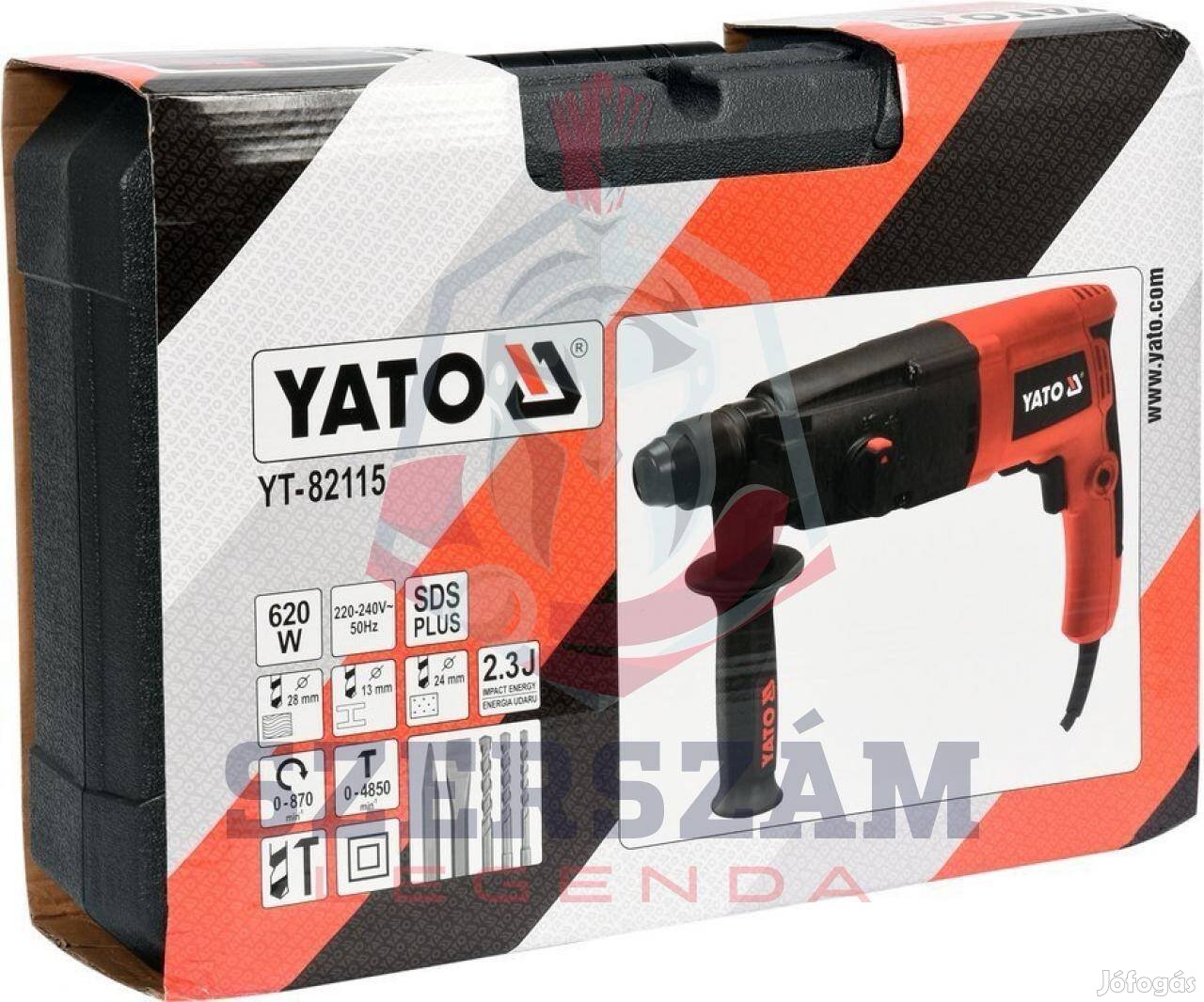 Yato Fúrókalapács 650W 2.3J SDS-PLUS Yt-82115