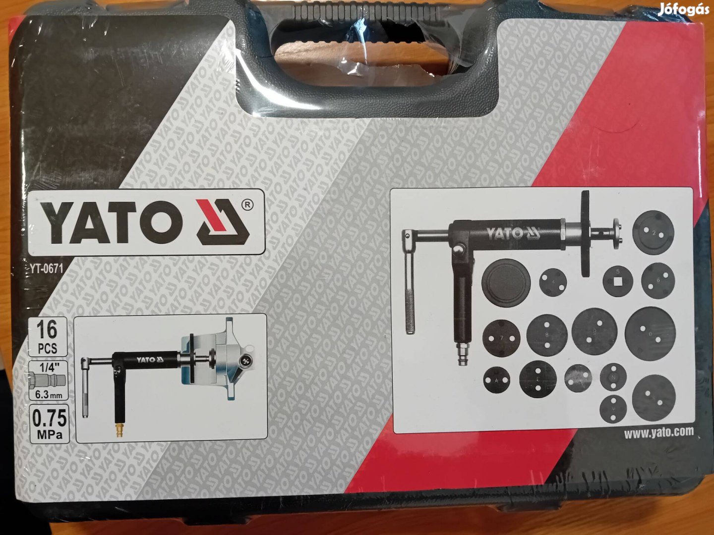 Yato Yt-0671 16 részes fékmunkahenger visszanyomó készlet Új!