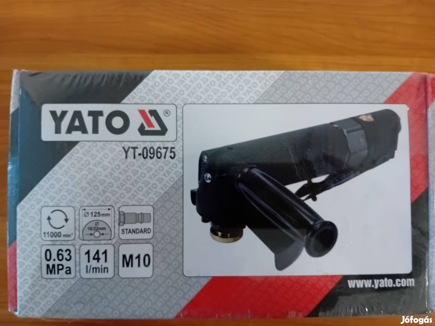 Yato Yt-09675 Pneumatikus sarokcsiszoló 125 mm Új!
