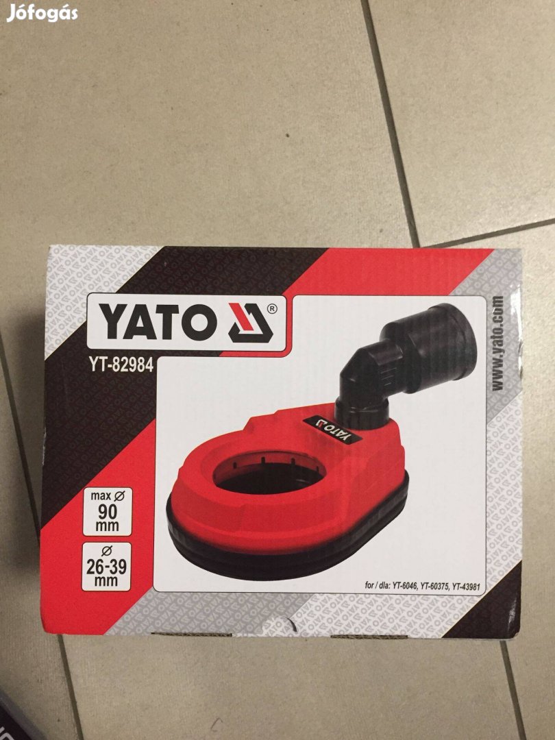 Yato Yt-82984 Fúrógép porelszívó adapter fúrókoronához 90mm