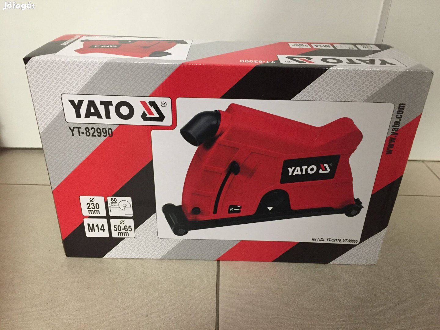 Yato Yt-82990 Sarokcsiszoló porelszívó adapter vágáshoz 230mm