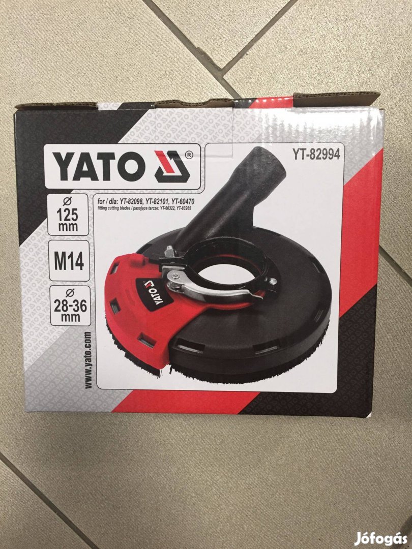 Yato Yt-82994 Porelszívó adapter sarokcsiszolóra csiszoláshoz 125mm