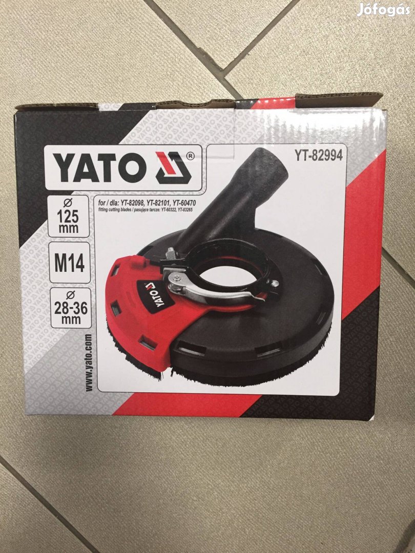 Yato Yt-82994 Porelszívó adapter sarokcsiszolóra csiszoláshoz 125mm