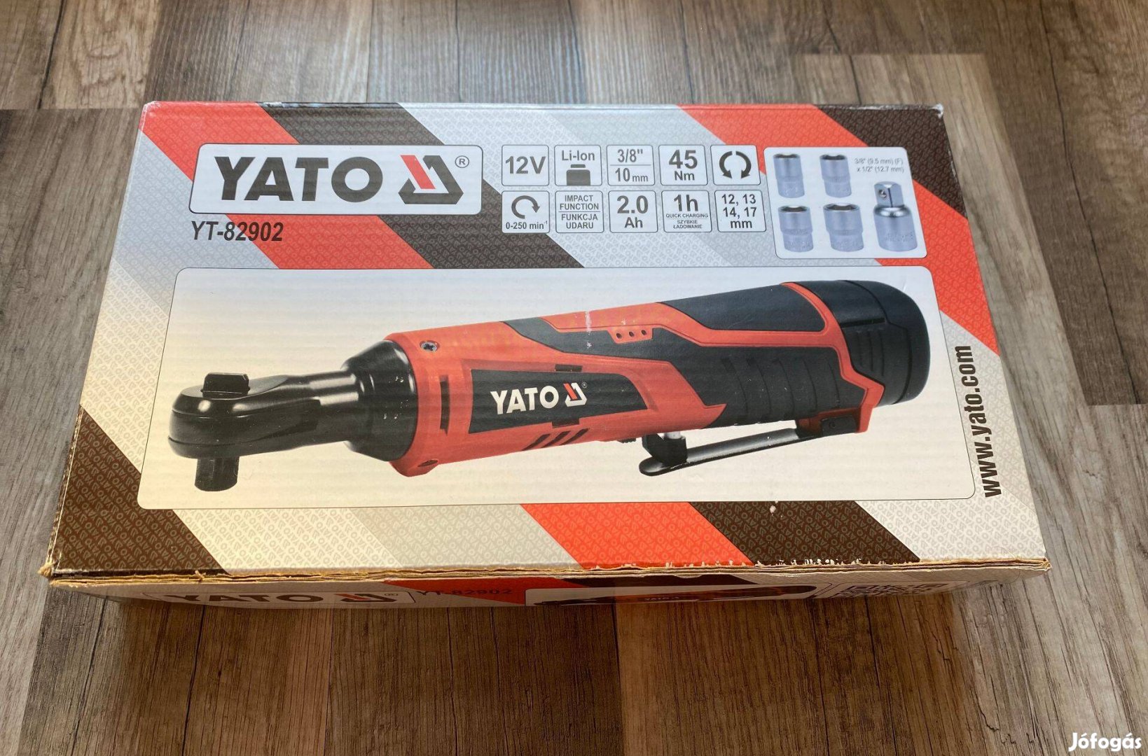 Yato akkus sarok ütvecsavarozó 90°-os Yt-82902