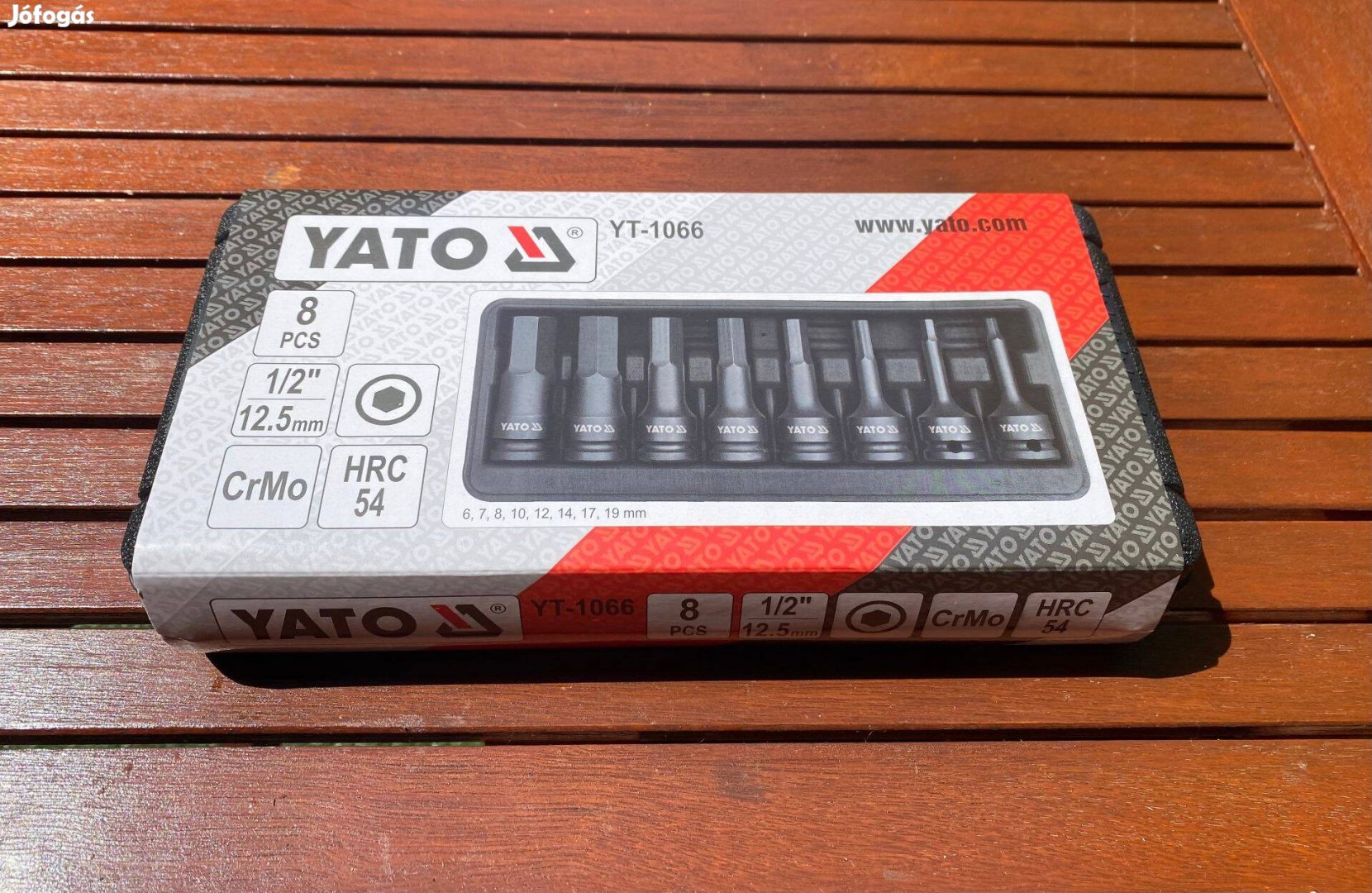 Yato gépi imbusz (6 szög) dugókulcs szett yt-1066