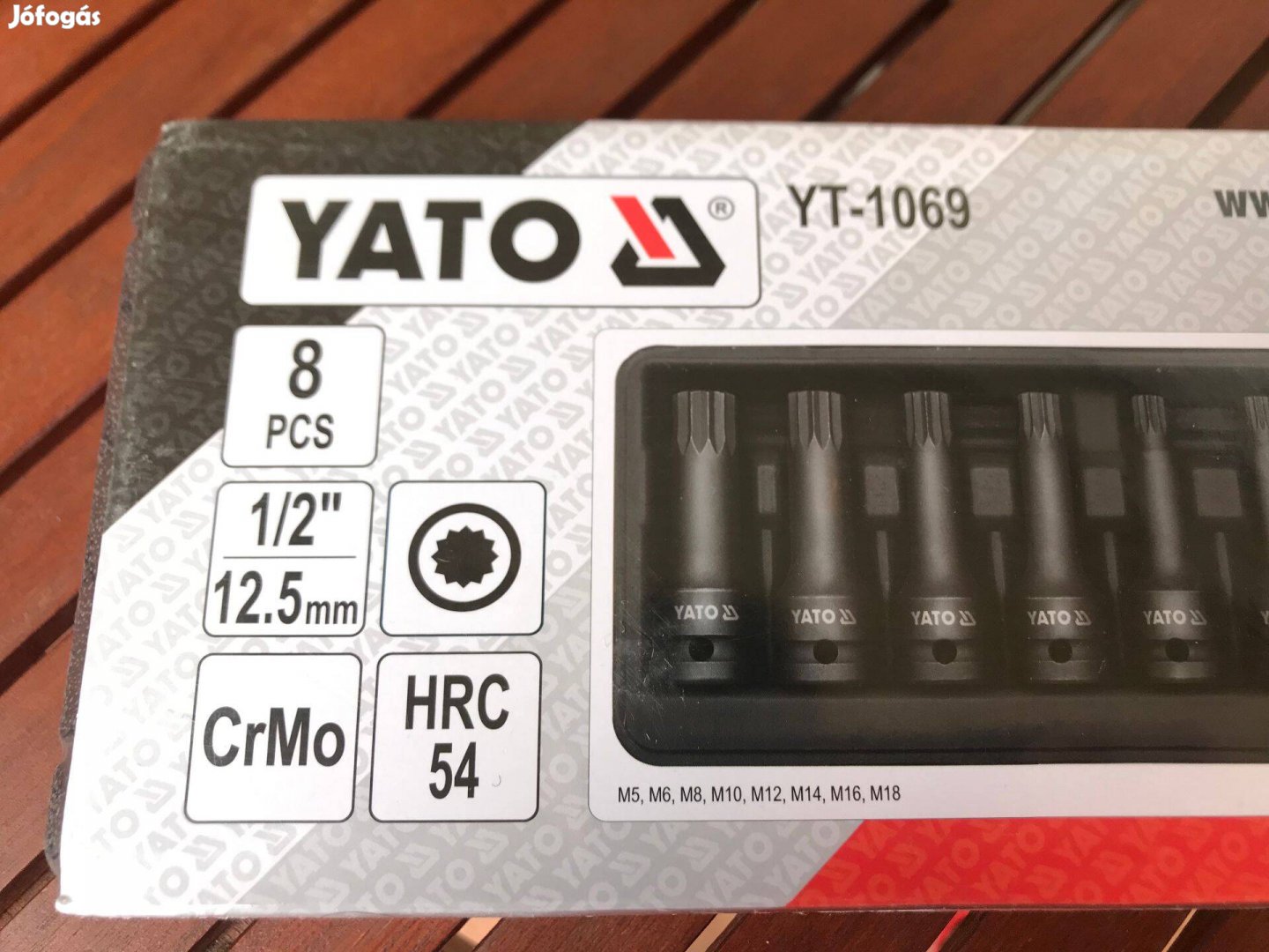 Yato gépi spline (sűrűtorx) dugókulcs szett yt-1069
