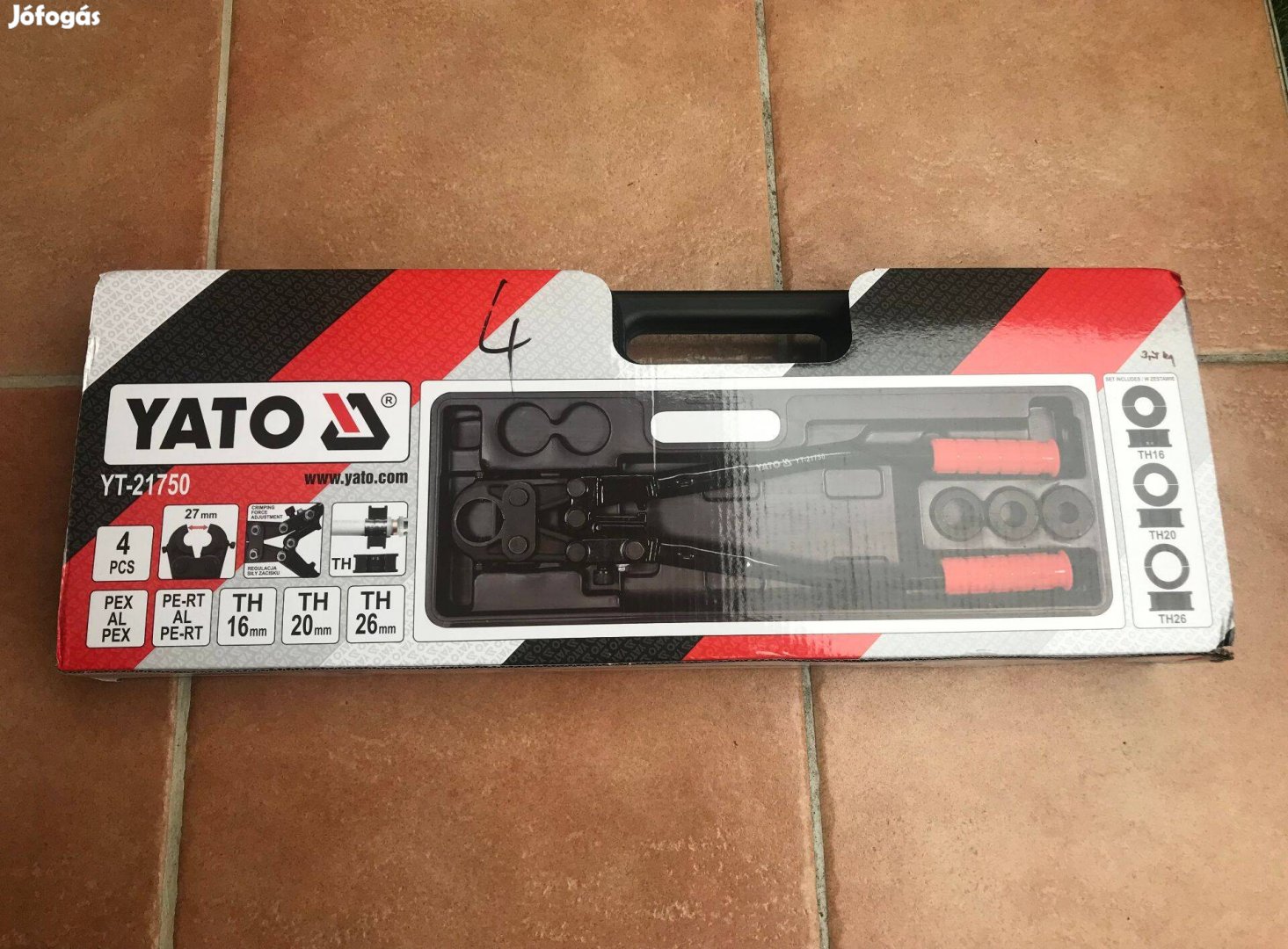 Yato kézi prés TH16-26 pofákkal Yt-21750