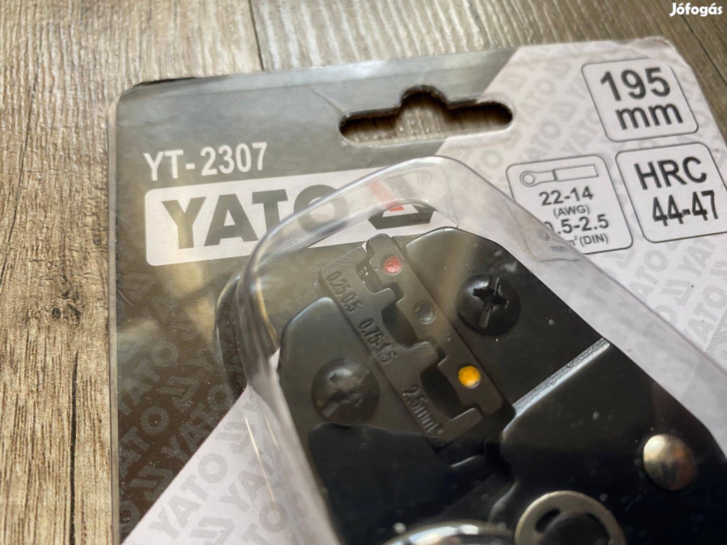 Yato krimpelő fogó 0,5-6,0 mm2 Yt-2307