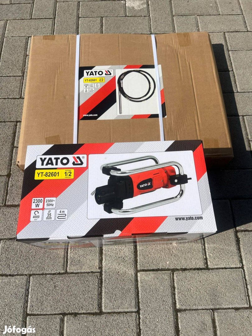 Yato profi 2300 w-os elektromos tűvibrátor / 4m
