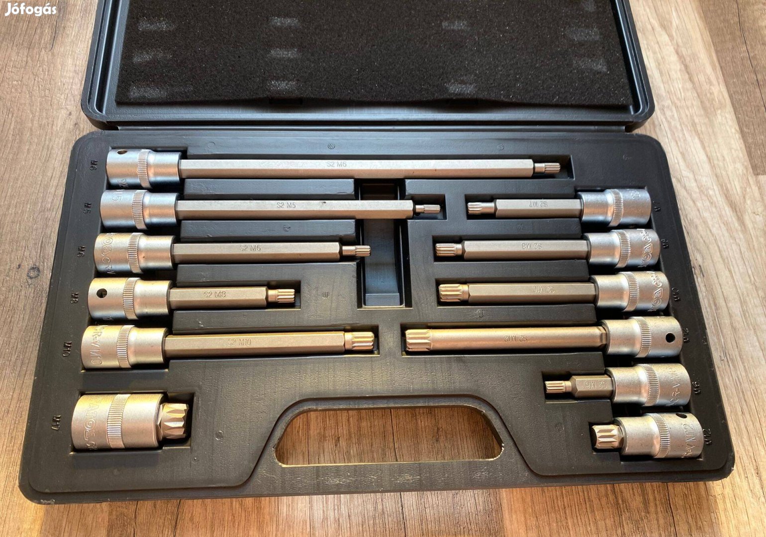 Yato spline bitfej készlet 1/2"-os 12db-os Yt-7753