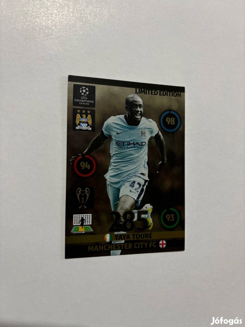 Yaya Touré Limited focis kártya