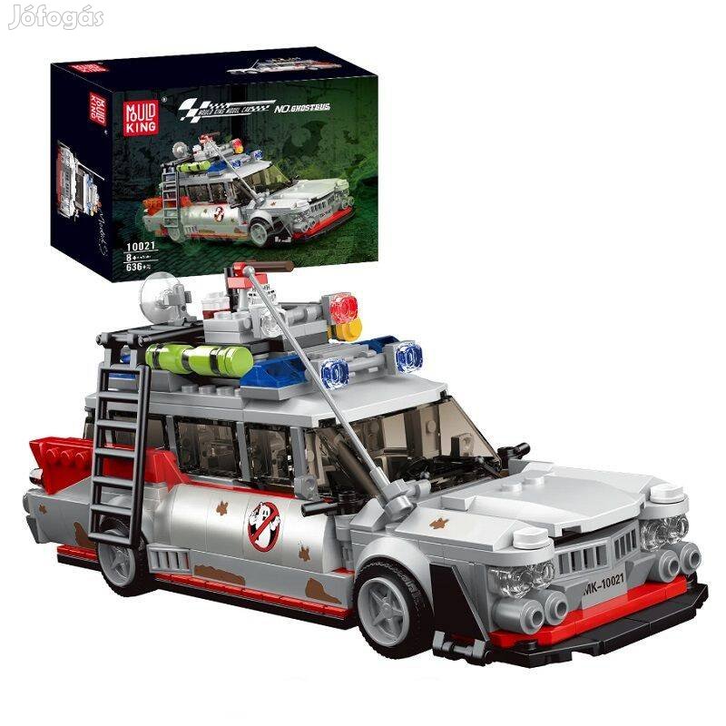 Yeshin Ghostbus Szellemírtók autója, 636+ darabos (Mould King 10021)
