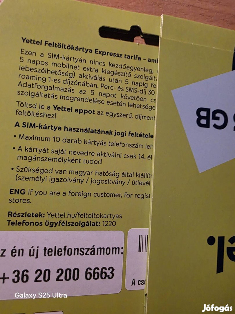 Yettel Könyü 200.666.3.