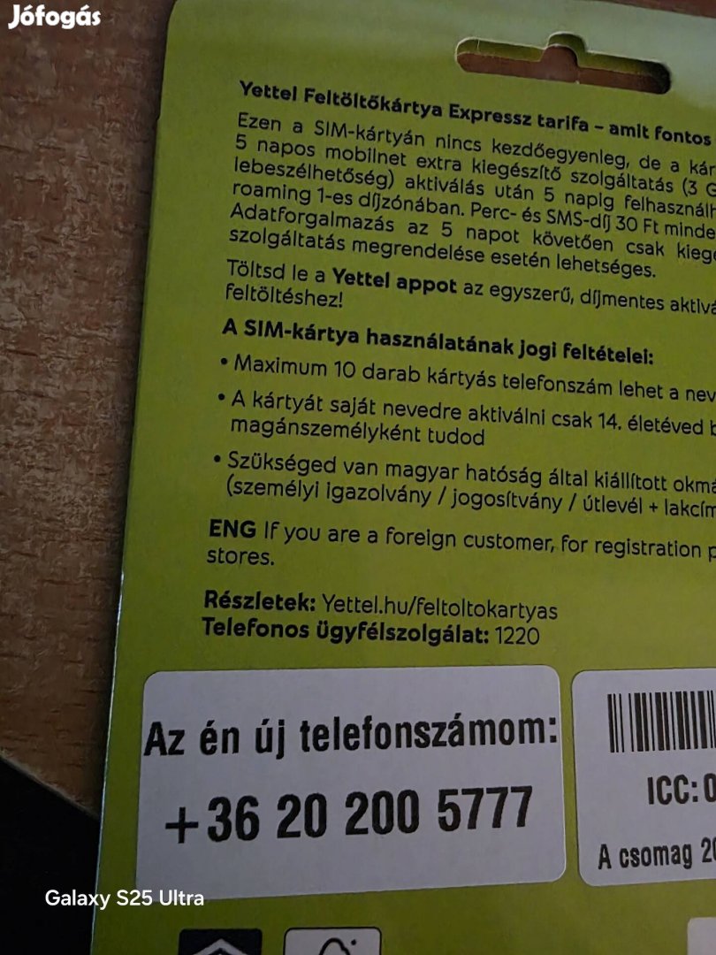 Yettel Könyü Telefonszám 200.5777.