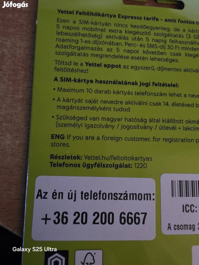 Yettel Könyü Telefonszám 200.6667