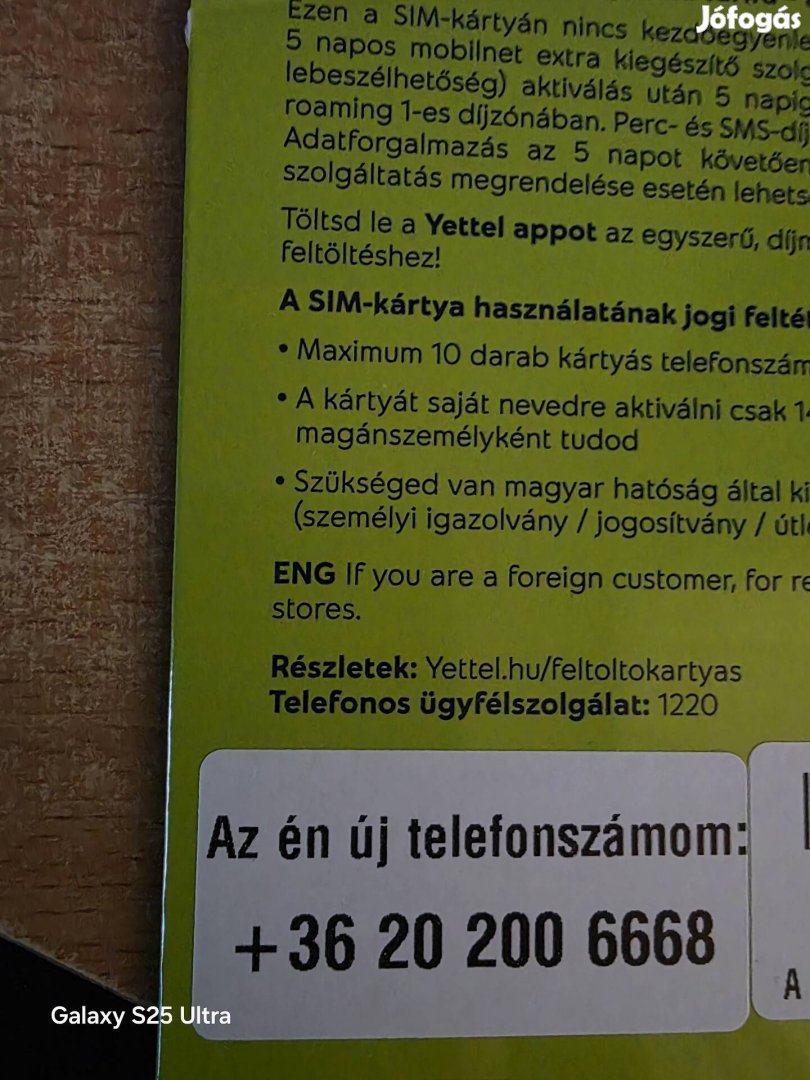 Yettel Könyü Telefonszám 200.666.8.