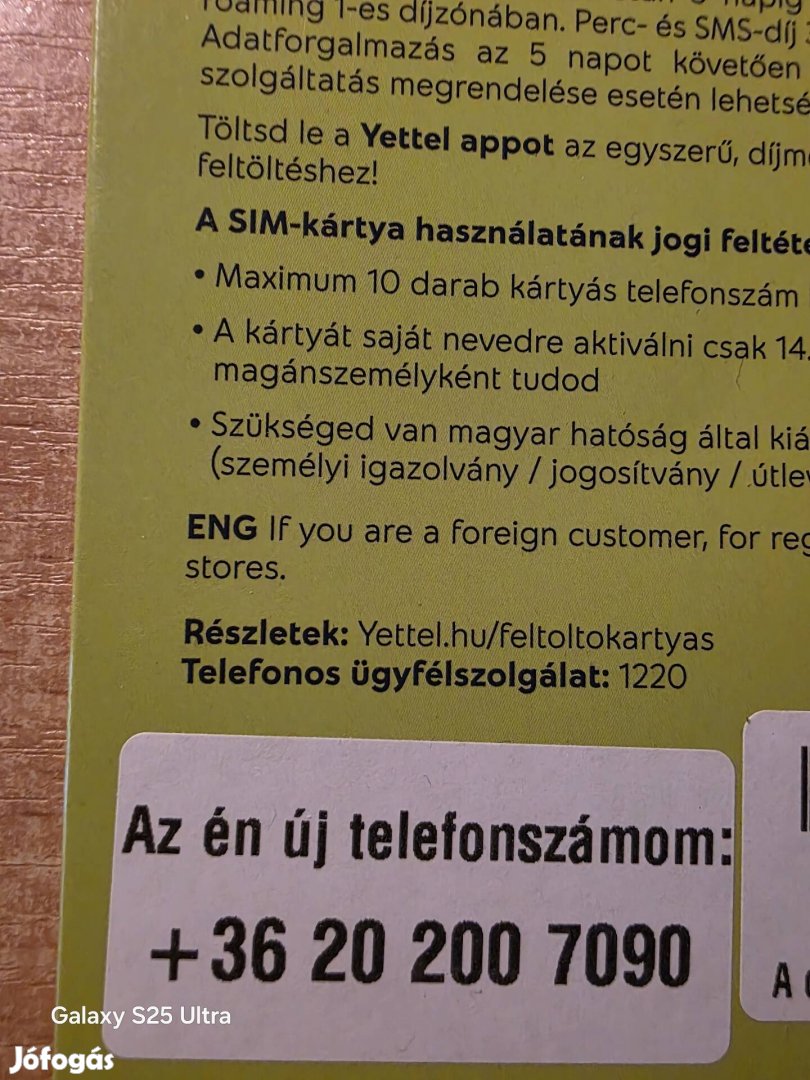 Yettel Könyü Telefonszám 200.70.90.
