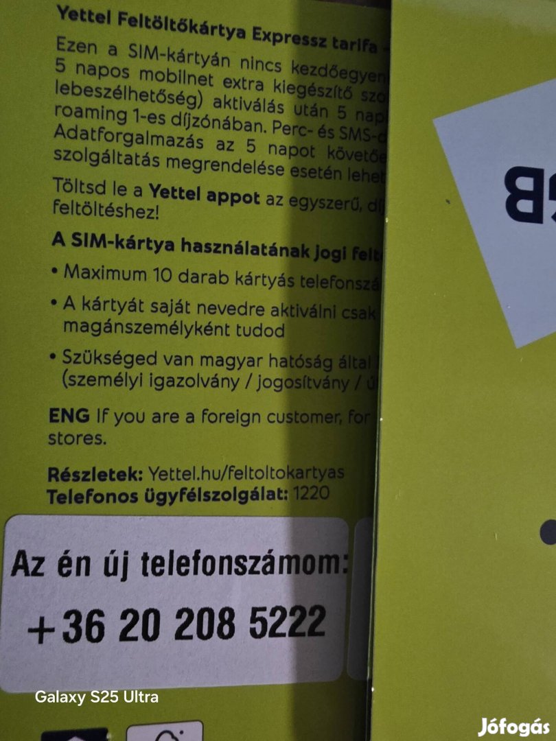 Yettel Könyü Telefonszám 2085222