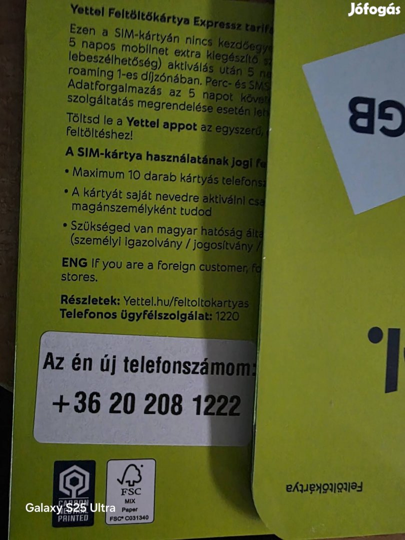 Yettel Könyü Telefonszám 208.1222.