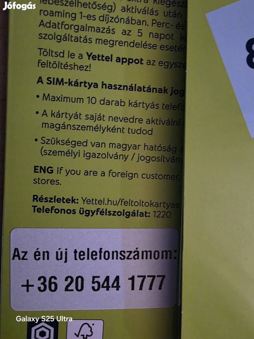 Yettel Könyü Telefonszám 544.1777.