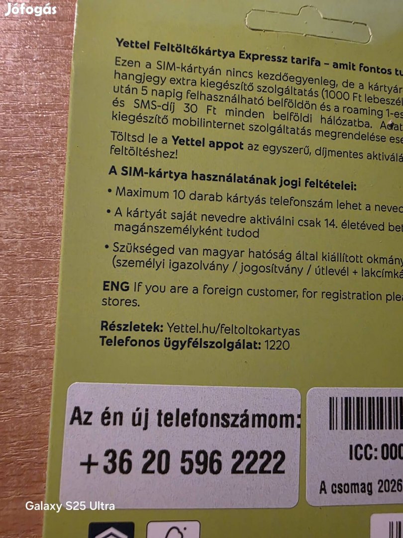 Yettel Könyü Telefonszám 596.2222.