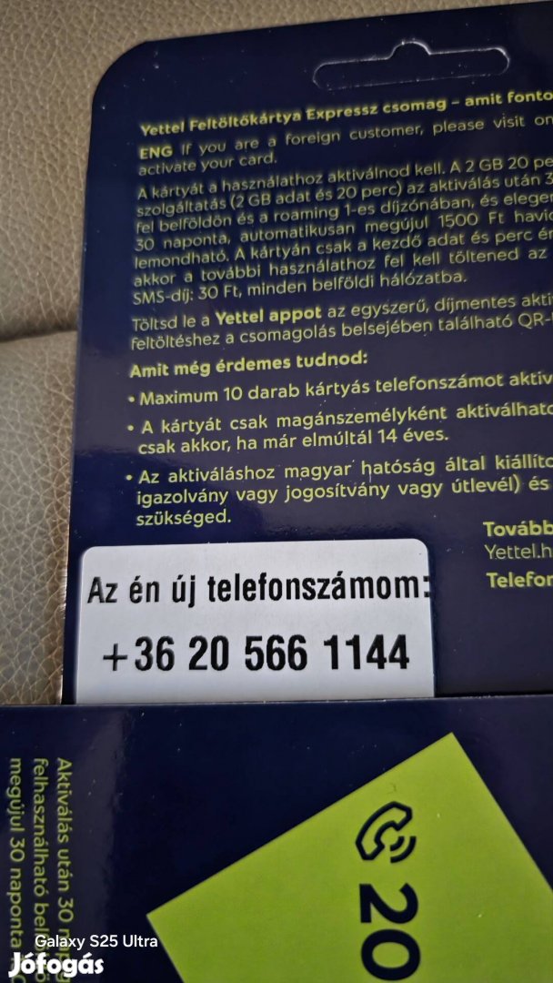 Yettel könyű telefonszám 566.11.44.