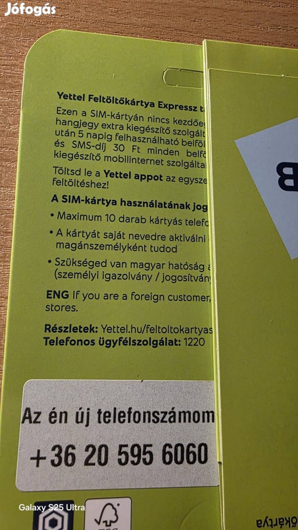 Yettel könyű telefonszám 595.60.60.