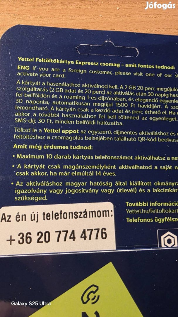 Yettel könyű telefonszám 7744776
