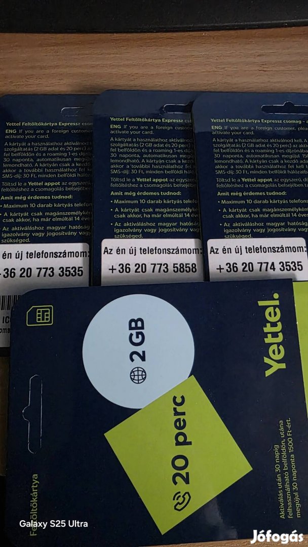 Yettel könyű telefonszámok