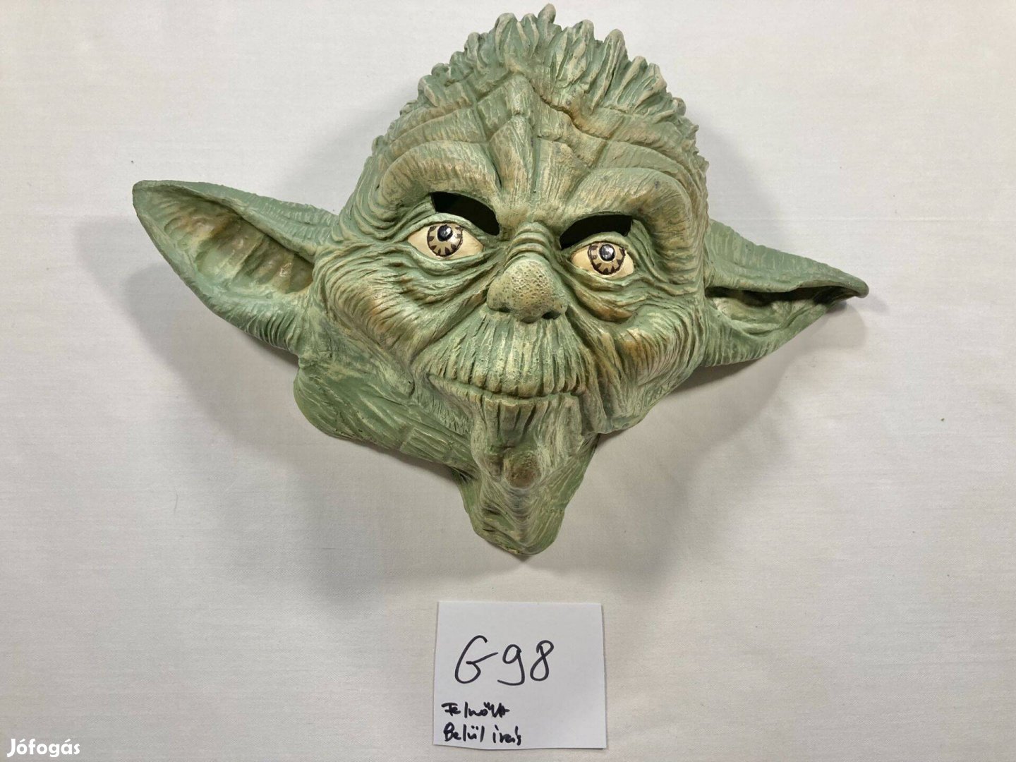 Yoda maszk, Yoda jelmez maszk, Star Wars jelmez maszk G98