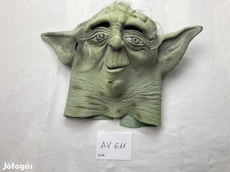 Yoda maszk, Yoda jelmez maszk, Star Wars jelmez maszk, új AV611