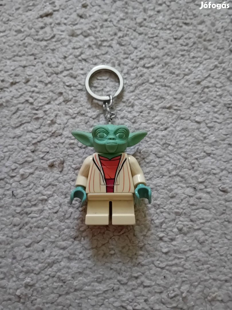 Yoda világítós kulcstartó 