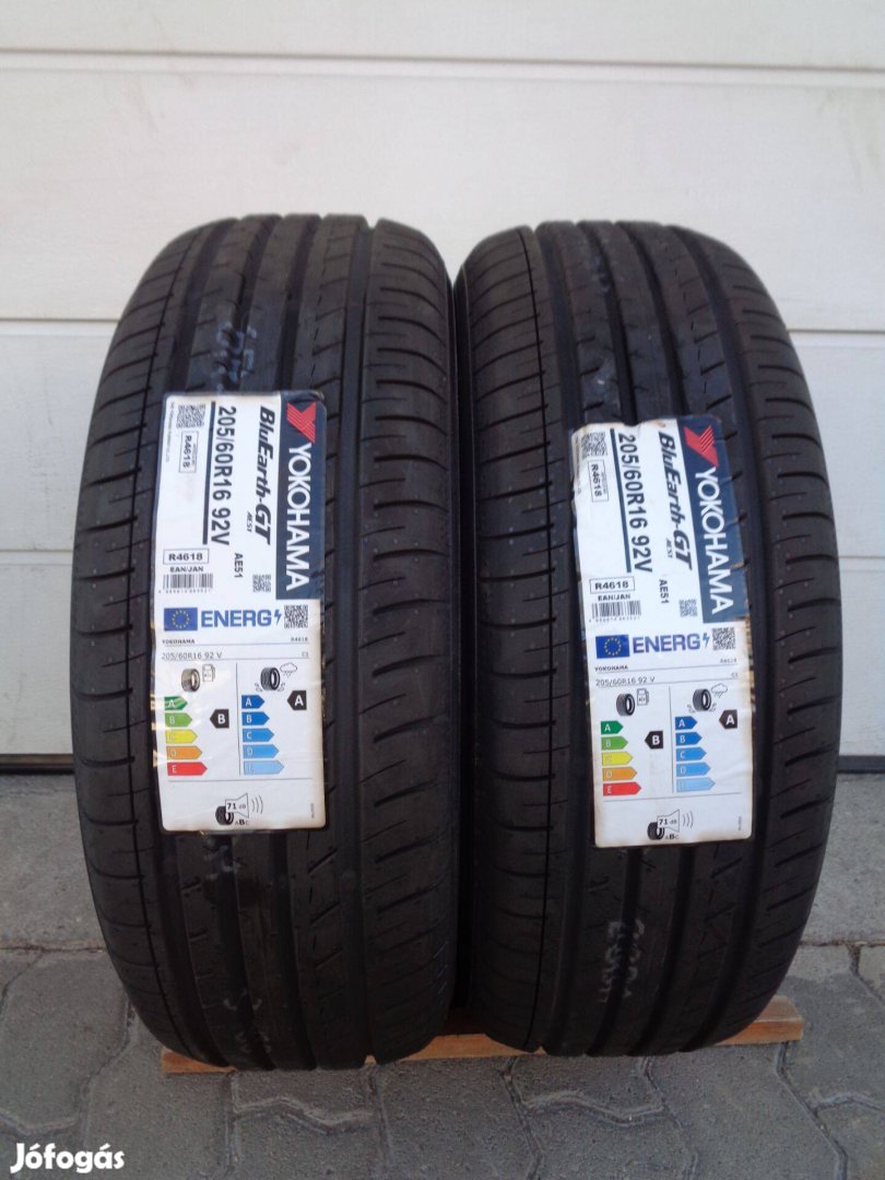 Yokohama 205/60R16 új nyári gumi pár 2022-es gyártású eladó