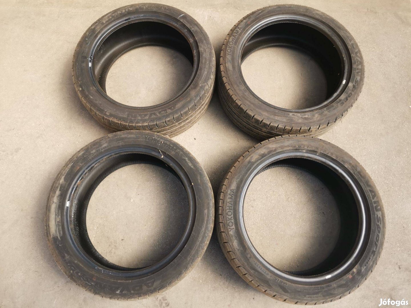 Yokohama 225/45 r17 nyári gumi garnitúra