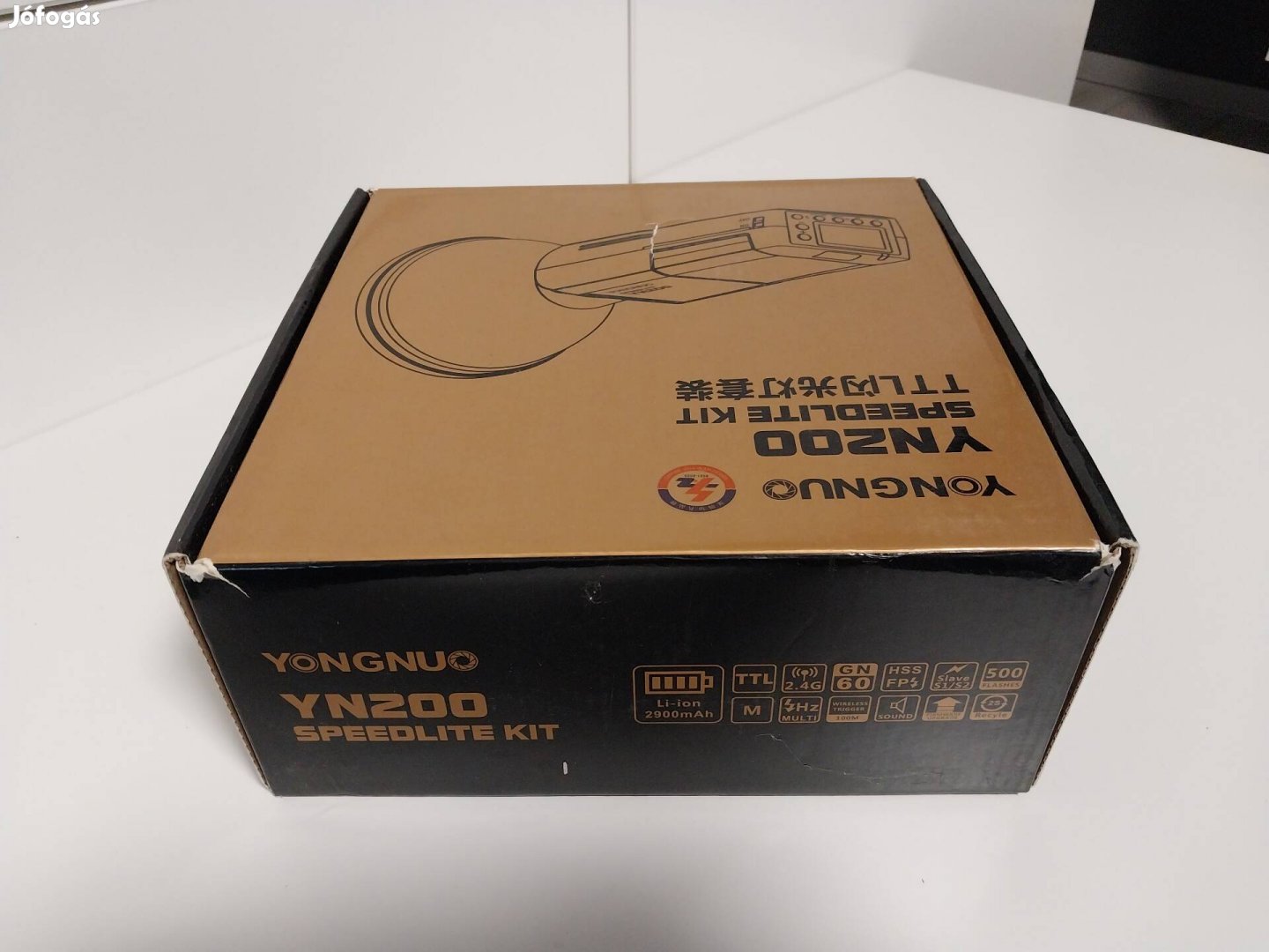 Yongnuo Yn200 Speedlite Kit - 200Ws TTL vaku - új
