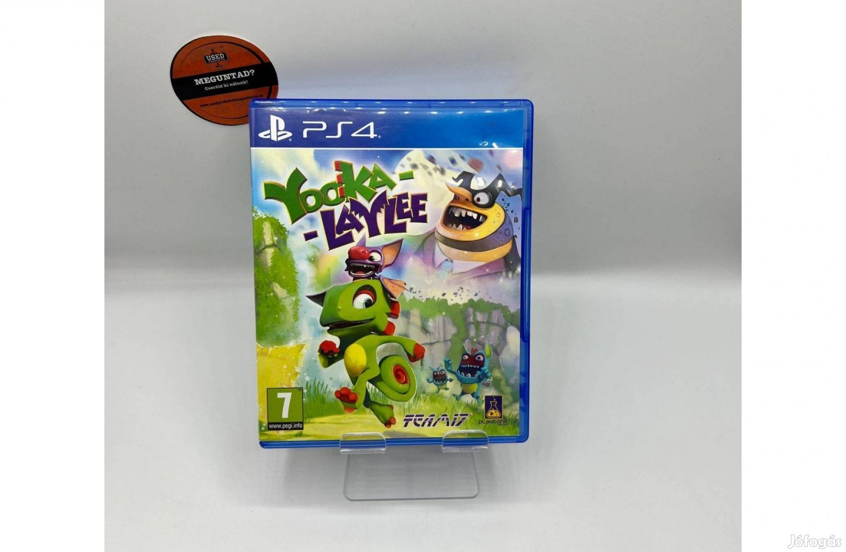 Yooka-Laylee - PS4 játék, használt