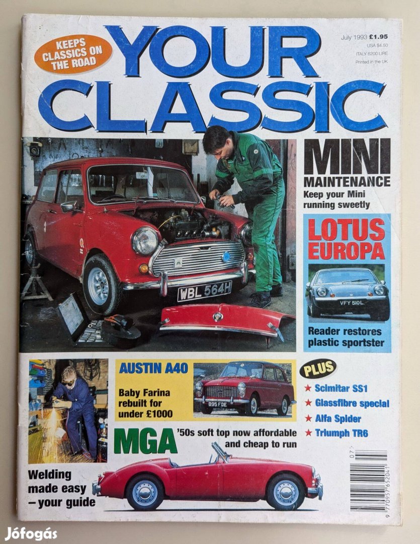 Your Classic 1993/07 brit veterán autós magazin