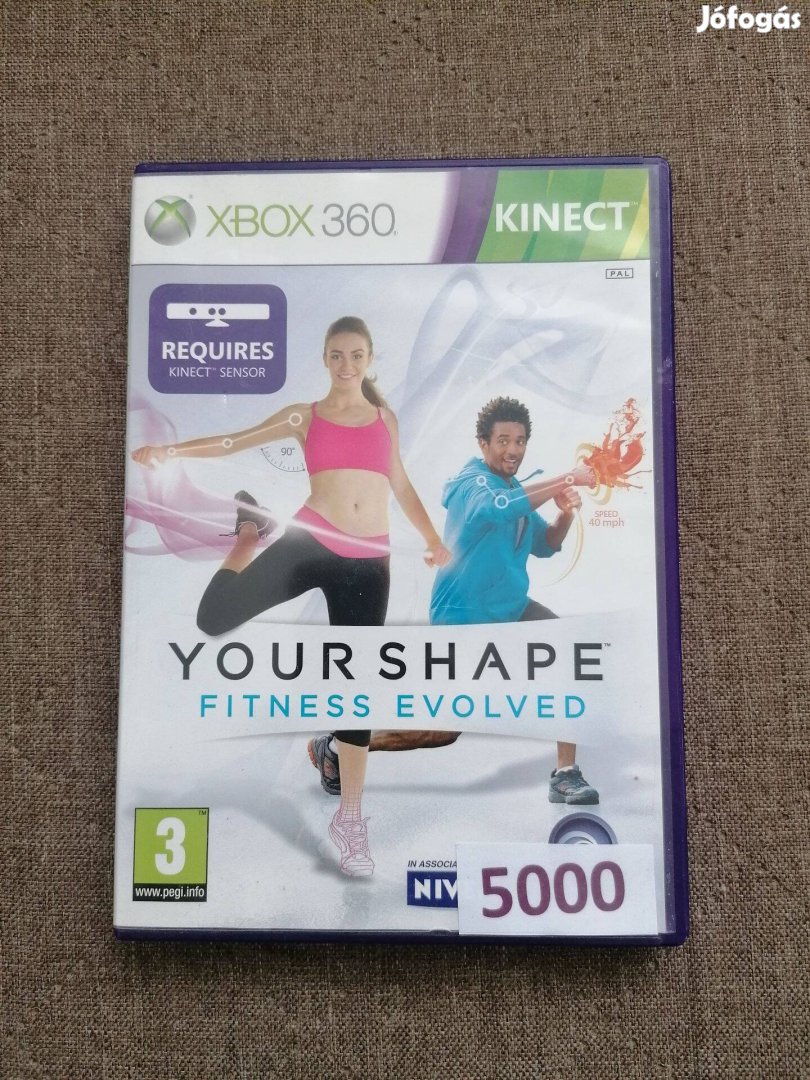 Your Shape Fitness Evolved Xbox 360 Kinect játék eladó!