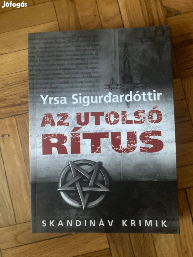 Yrsa Sigurdardóttir az utolsó rítus