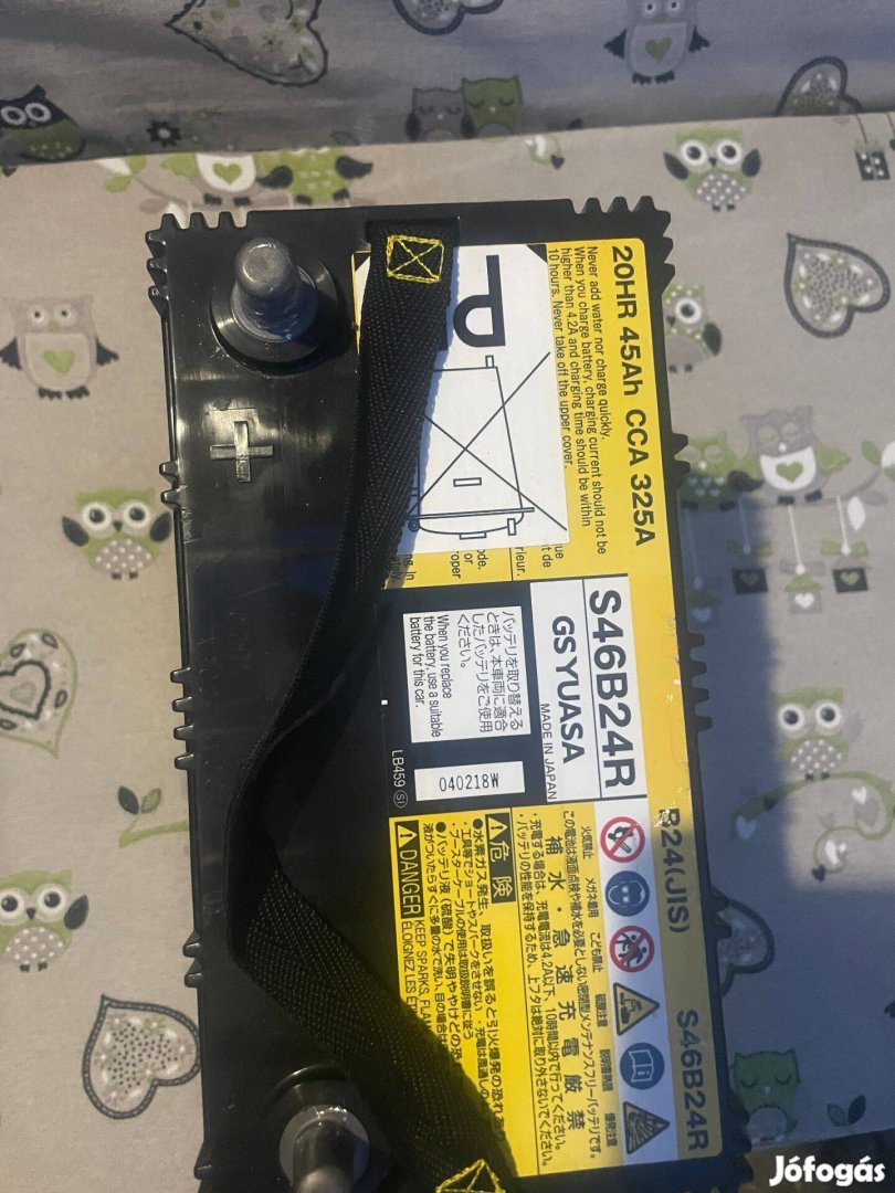 Yuasa S46B24R akkumulátor