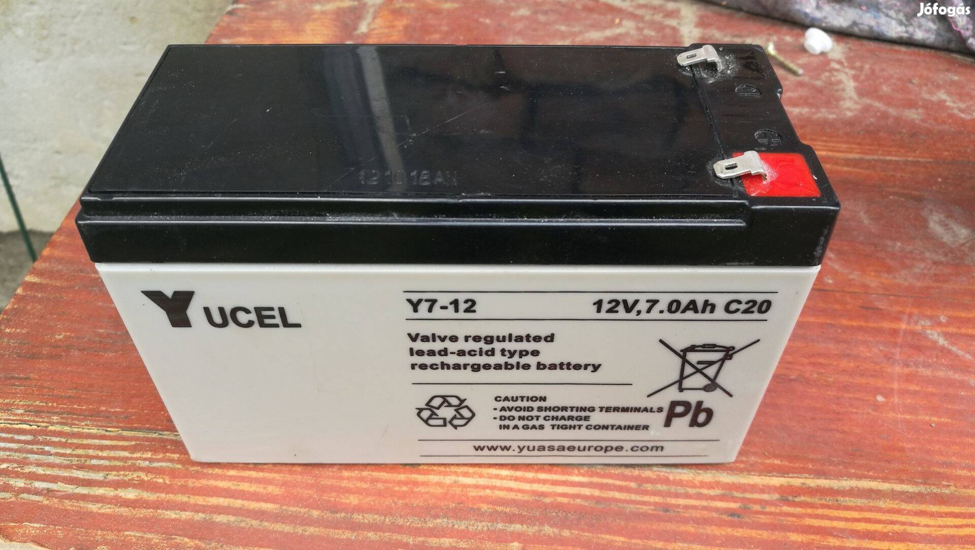 Yucel 12V 7.0 Ah C20 akkumlátor