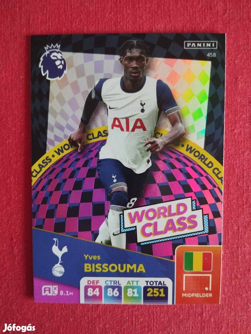 Yves Bissouma (Tottenham) Premier League 2025 World Class focis kártya