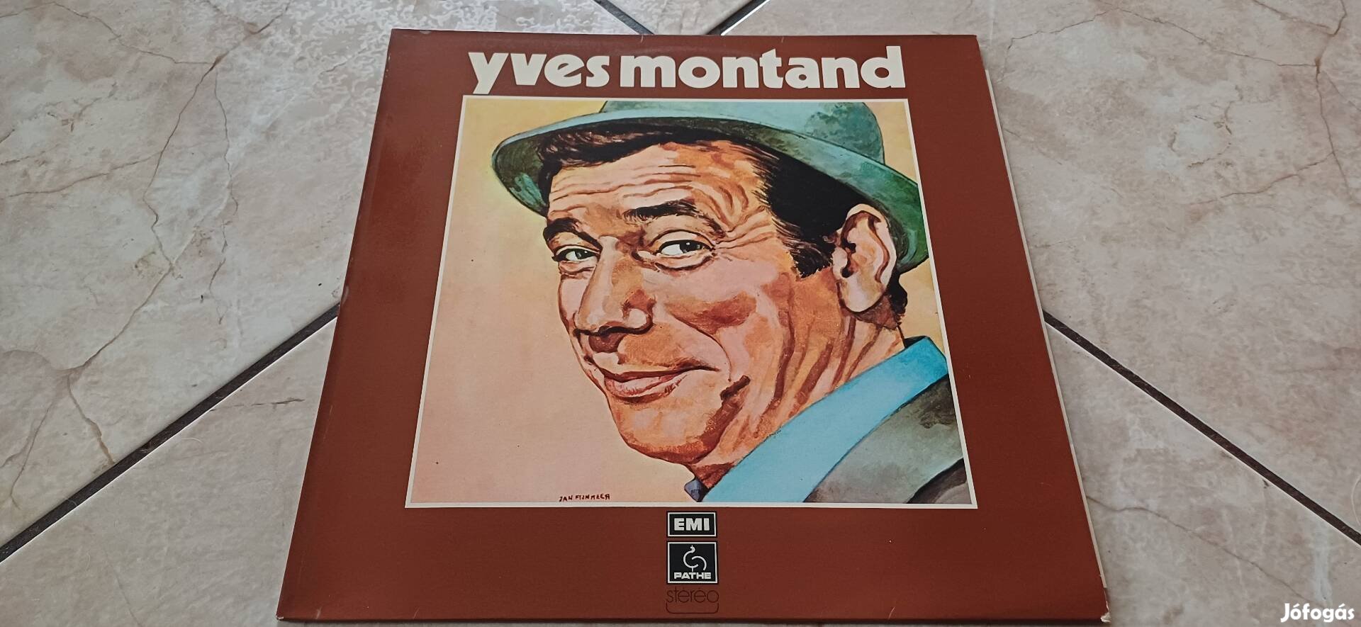 Yves Montand bakelit hanglemez