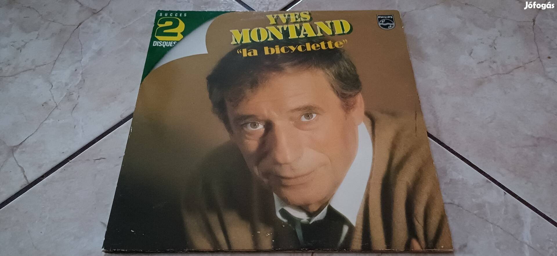 Yves Montand francia dupla bakelit hanglemez