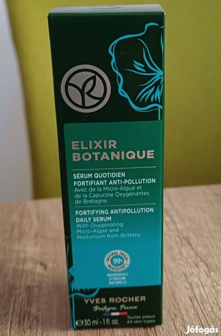 Yves Rocher Elixir Botanique Regeneráló szérum külső káros hatások