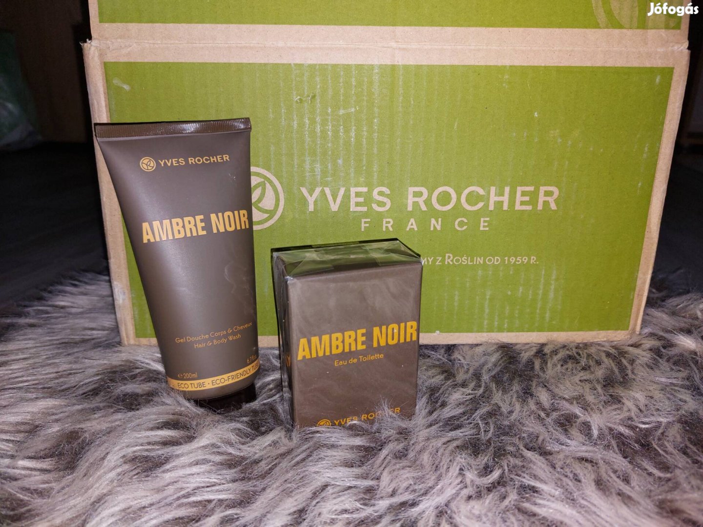 Yves Rocher, Ambre Noir - Eau de Toilette és tusfürdő