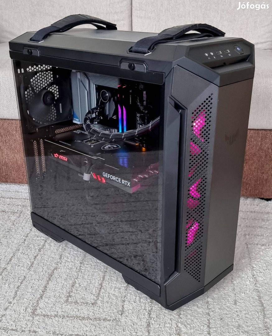 Z790 Aero, 13700KF, 4070TI, 64GB DDR5 Gamer PC eladó garanciával