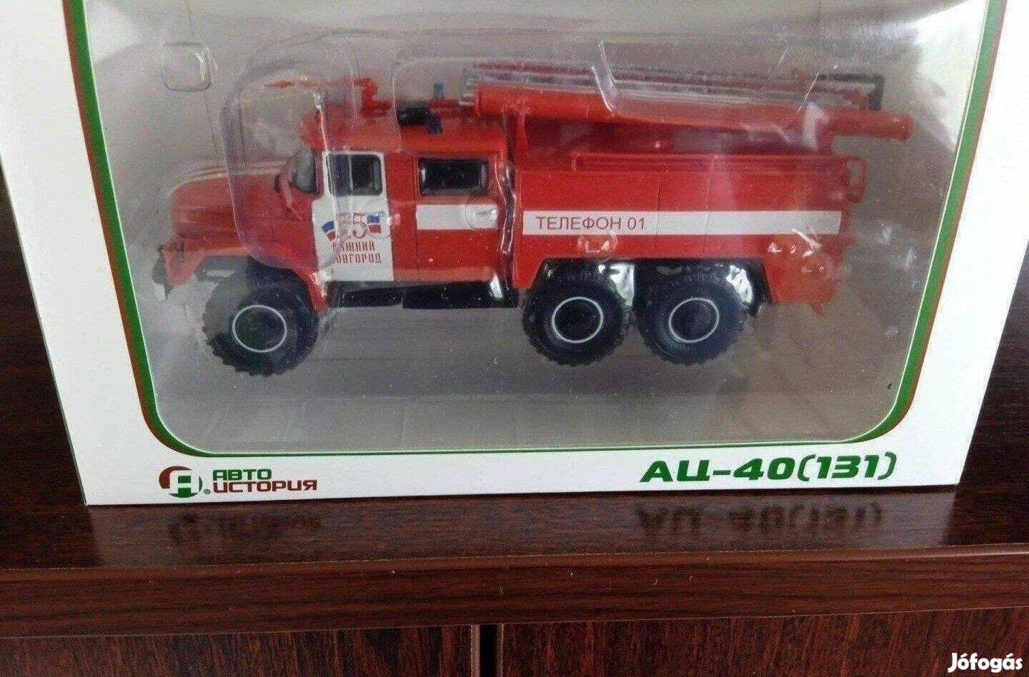 ZIL 131 (AC 40) tüzoltó "Avtoistoria" kisauto modell 1/43 Eladó