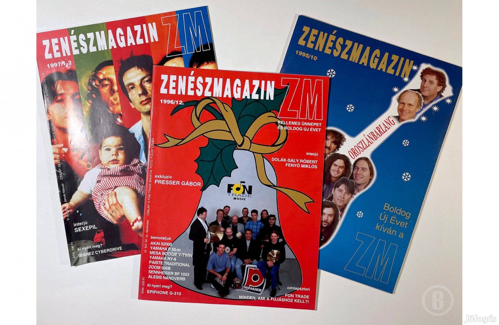 ZM Zenészmagazin 1995-97 3 db - - - Csak személyesen!